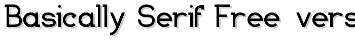 Basically Serif_FREE-version font